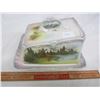 Image 1 : Antique China German Covered Cheese Dish no damage