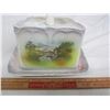 Image 2 : Antique China German Covered Cheese Dish no damage