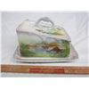 Image 3 : Antique China German Covered Cheese Dish no damage