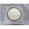 Image 1 : Canadian Silver Dollar 1962