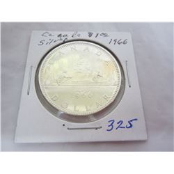 Canadian Silver Dollar 1966