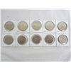 Image 2 : 10 Assorted Nickel Dollars 1968-1984
