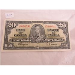 Twenty Dollar Bill 1937