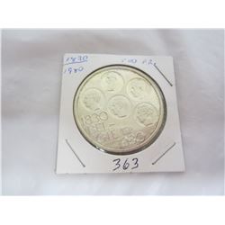Large Belgium 500 Franc Coin