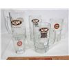 Image 1 : 5 A and W Glass Mugs Baby to Large No Damage