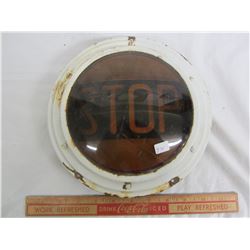 Vintage Auto Stop Lense cracked