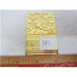 Pokémon gold plated Charizard Bar