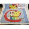Image 2 : 2 Vintage 1998 Pokémon pillow cases 1 in poor condition