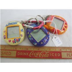 3 Vintage 2004 Tama Got chi Electronic Friends need batteries