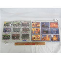 3 non sports sets American Vintage Motorcycles 1990's, Speed Racer 1993,Aladdin 1990's