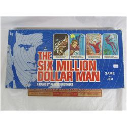 Vintage 1975 Six Million Dollar Man board game