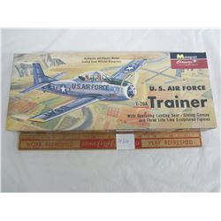 Monogram vintage model kit U.S. Air Force trainer