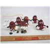 Image 1 : Lot of 6 California Raisins 1987 action figures