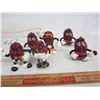 Image 2 : Lot of 6 California Raisins 1987 action figures