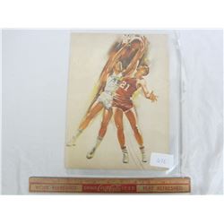 1960's Coca Cola Basketball Advertisement