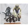 Image 1 : Lot of 4 monster action figures mummy ,zombie , ect