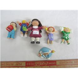 Lot of 6 Cabbage Patch Kids action figures