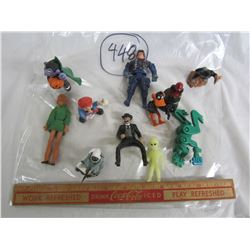 Lot of 11 action figures 1990's