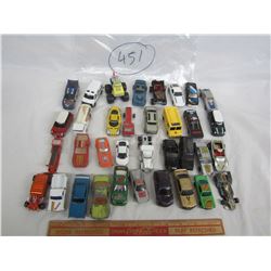 Lot of 35 Hot Wheels styled cars ect
