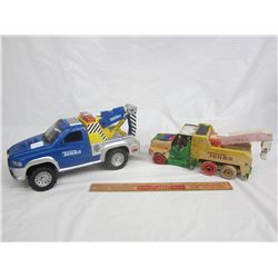 Lot of 2 Tonka Toys Dodge is battery operated the other is wooden
