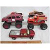 Image 2 : Lot of 5 die cast trucks 4 monster and 1 Ford F350