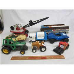 Lot of 8 vintage Tonka and Buddy l toys