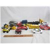 Image 2 : Lot of 16 mixed vintage toys cars, trucks, bus ect.