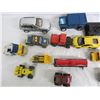 Image 3 : Lot of 16 mixed vintage toys cars, trucks, bus ect.