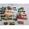 Image 3 : Lot of 35 mixed Hot Wheels style cars, trucks ,tractors ect.