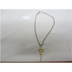 Elvis Prestly Taking Care of Business chain and Pendant original chain 1960's