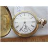 Image 3 : Antique 25 year gold plated Hunters case Mens Regina Pocket Watch 15 jewel not running