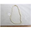 Image 1 : Beautiful Saltwater Strand of Pearls length 16 inches silver gold plated clasp