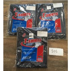 505 - 3 New US Military ISSUE navy t shirts, XXL