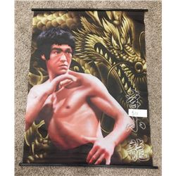 511 - 5 pack Fabric Bruce lee Posters (1 Shown) 30"x22"