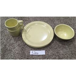 526 - Canadian Military Melamine plates & Cups