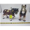 Image 1 : Pair of ceramic horses