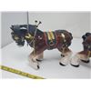 Image 5 : Pair of ceramic horses