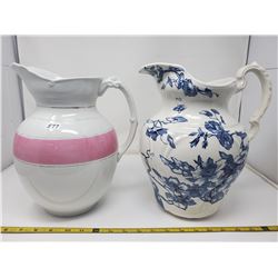 2 Commode jugs