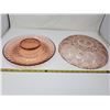 Image 4 : 2 pink depression glass bowls