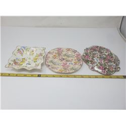 3 pieces chintz China
