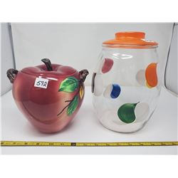 2 Cookie jars 1950's