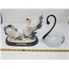 Image 1 : 2 swan ornaments
