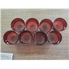 Image 3 : 8 ruby glass sherberts