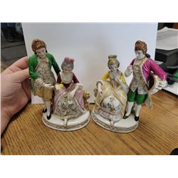 2 Occupied Japan porcelain ornaments