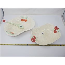 2 Beswick ware bowls & spoon