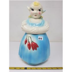 Dutch girl cookie jar