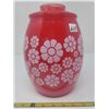 Image 1 : red cookie jar (1960's), really nice condition