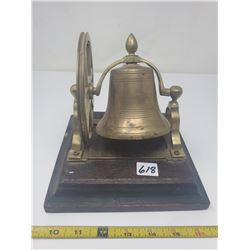 Brass school bell (very old)