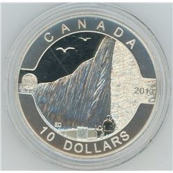2013 Niagara Falls $10. .9999 pure silver. Only 33, 544 sold. In hard plastic case. Proof.