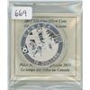 Image 1 : 2013 Canadian Holiday Season $10. .9999 pure silver. Only 31,002 sold. In hard plastic case. Proof.